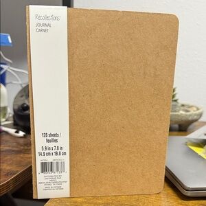 Recollections Tan Journal with 128 Sheets